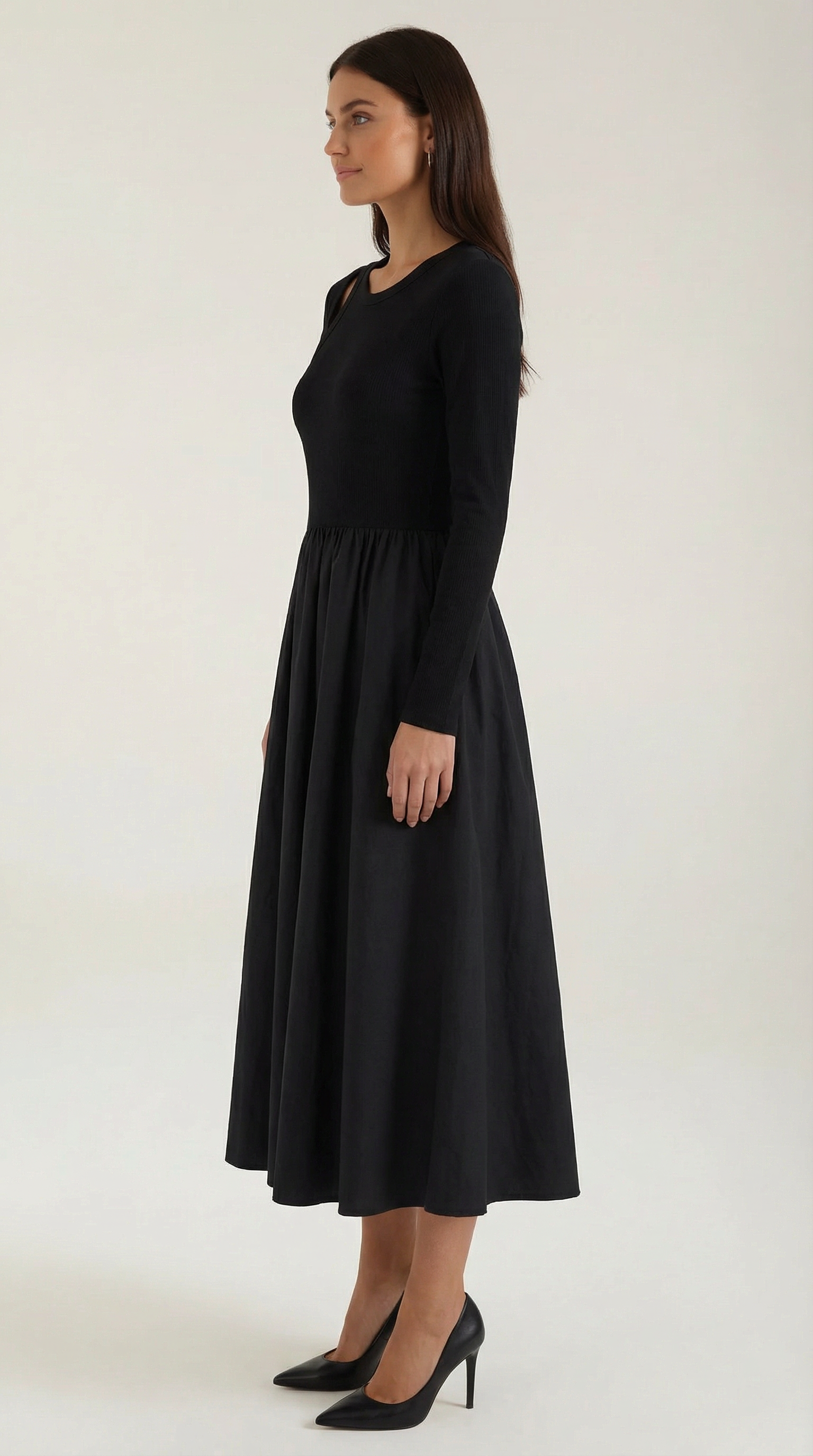 Melissa Long-Sleeve Maxi Dress