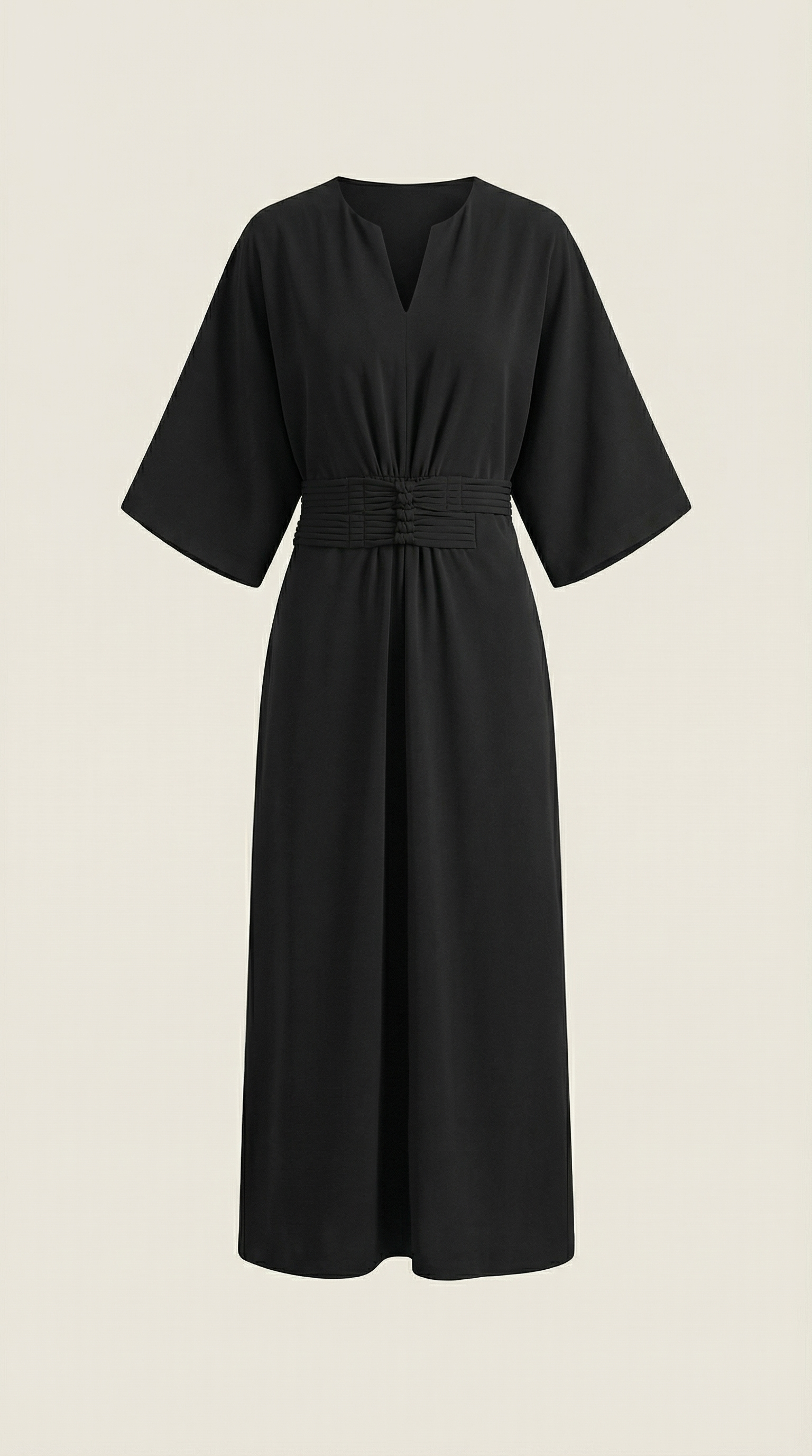 Ana Belted Waist Maxi Dress