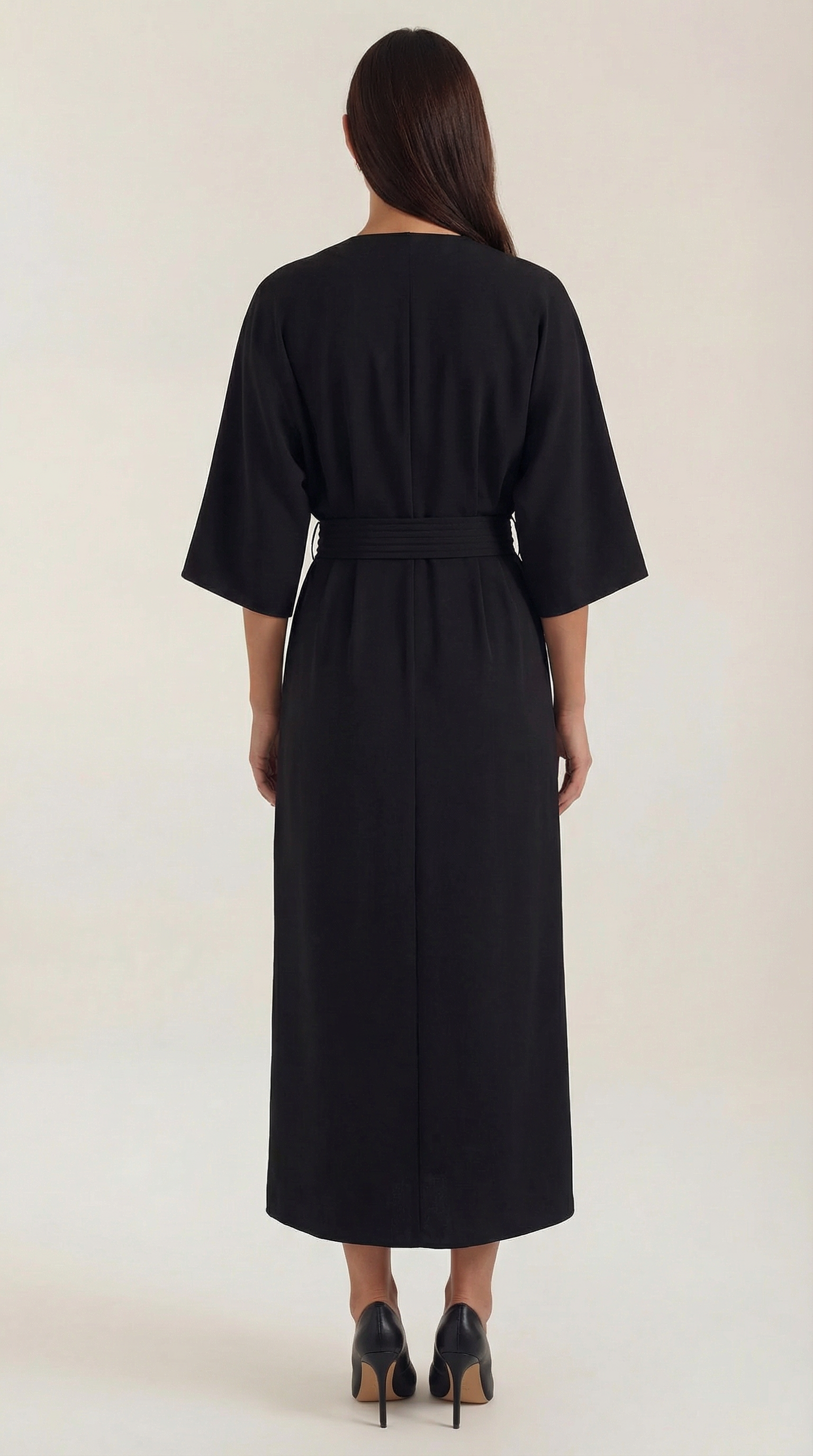 Ana Belted Waist Maxi Dress