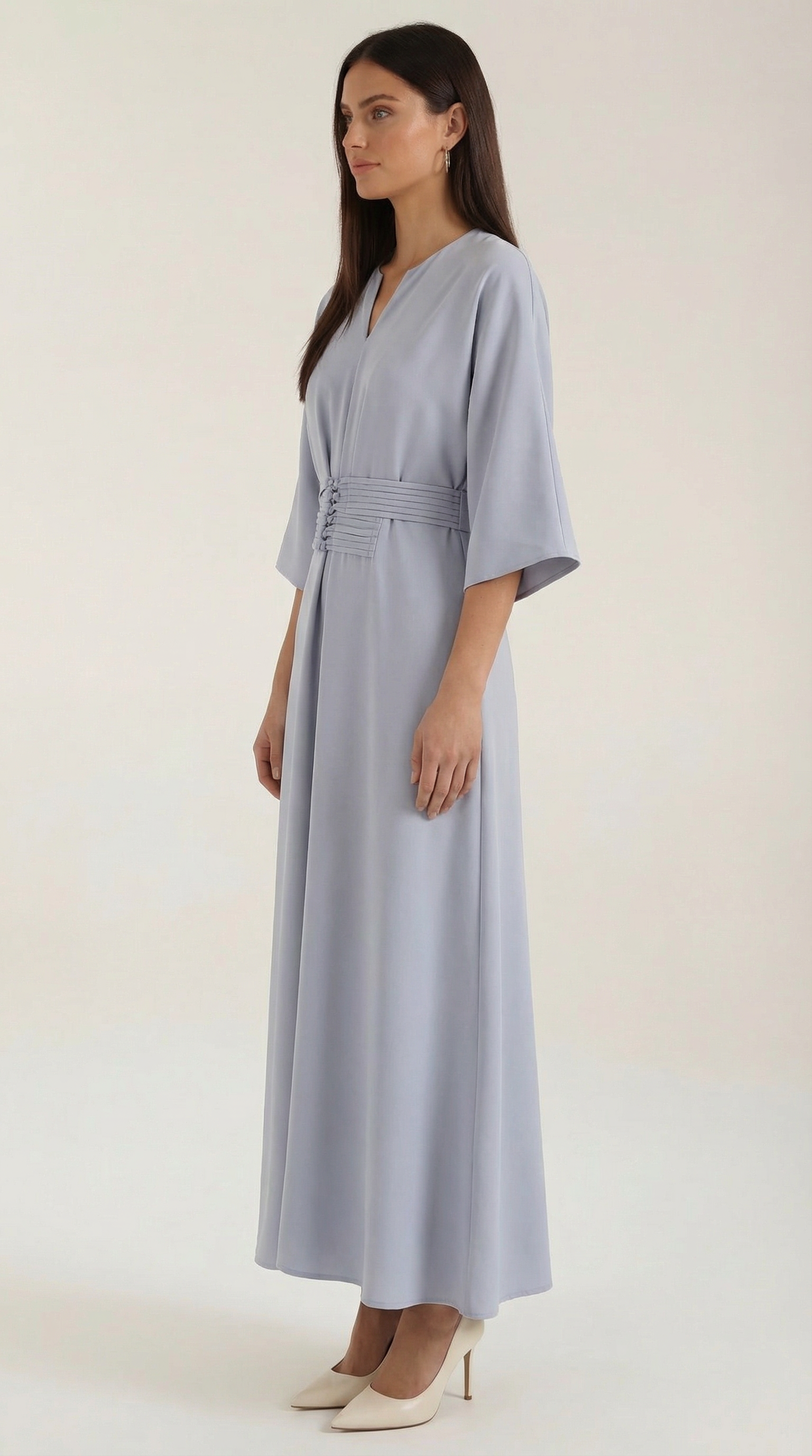 Ana Belted Waist Maxi Dress