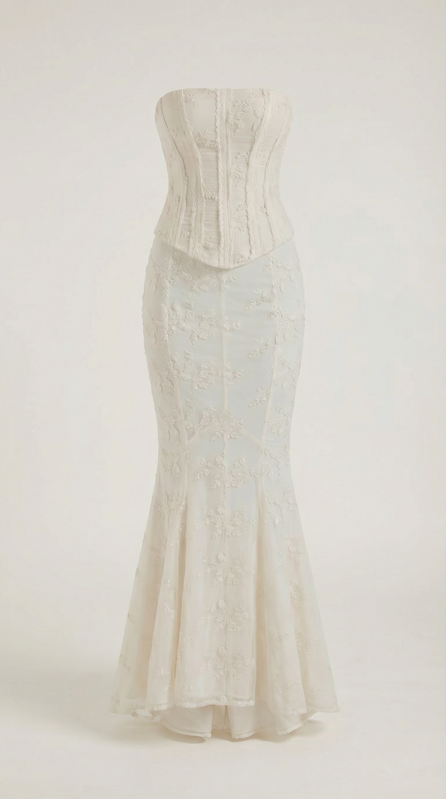 Anastasia Corset Lace Maxi Dress