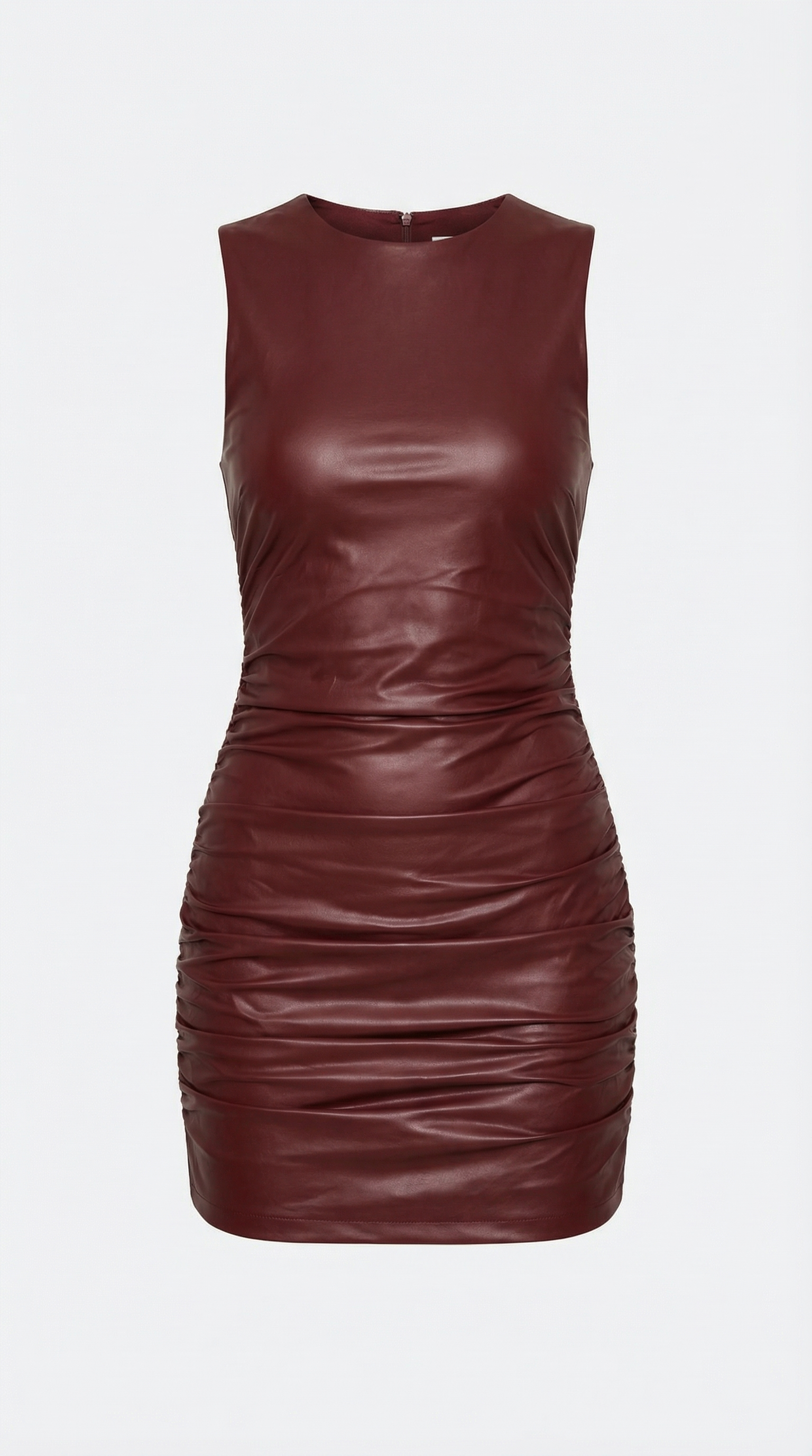 Bernice Faux Leather Mini Dress