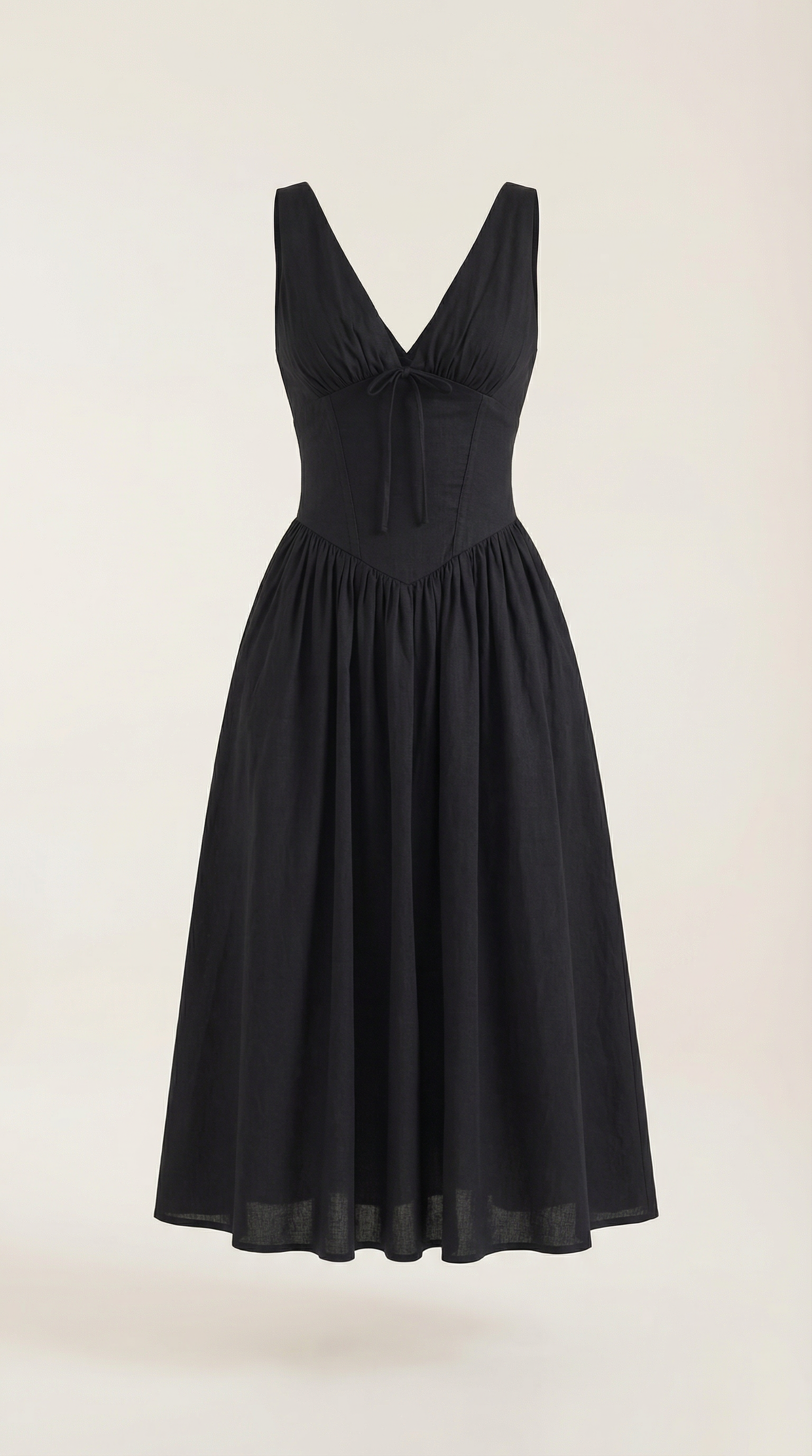 Cassiopeia Midi Plunge Dress
