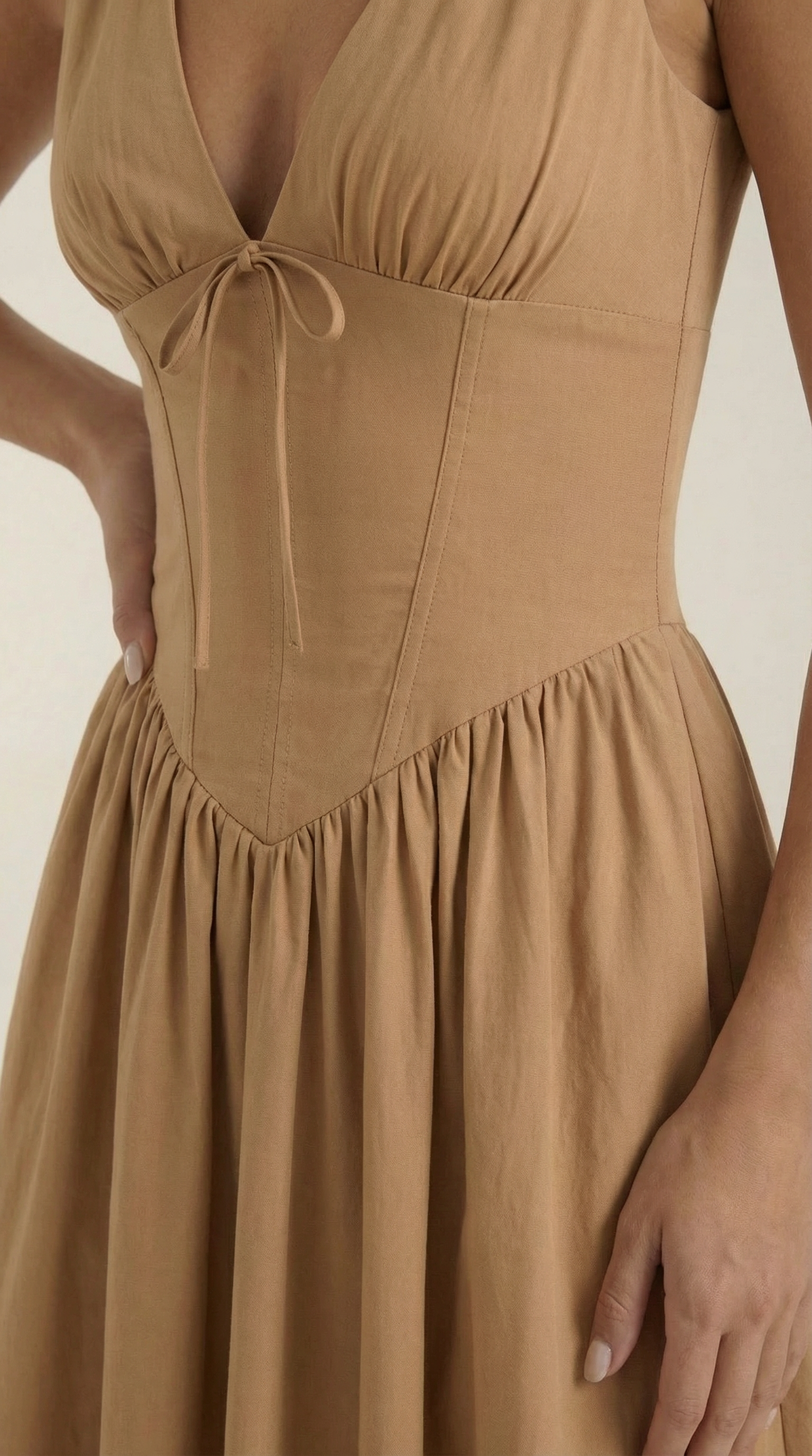 Cassiopeia Midi Plunge Dress