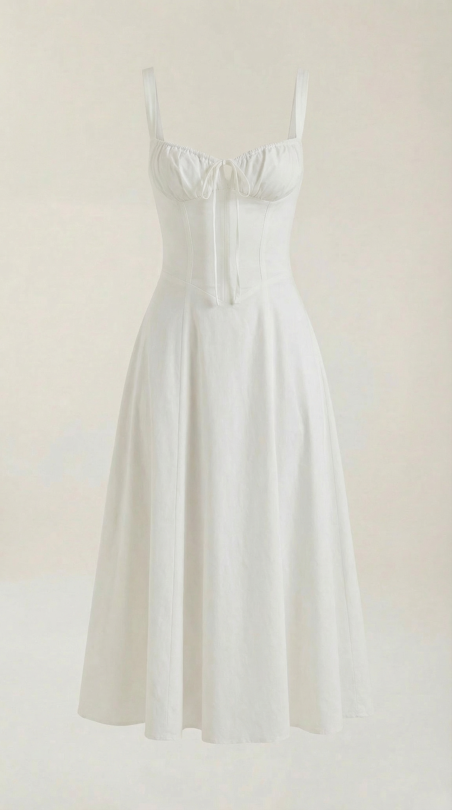 Jade Lace Up Midi Dress