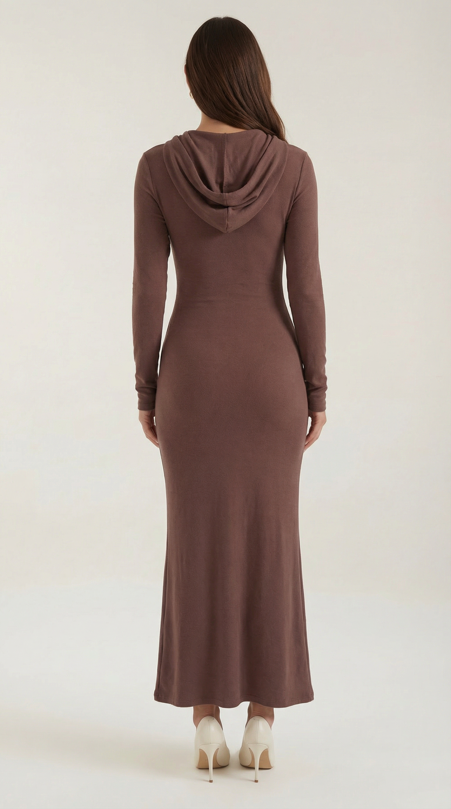 Marilyn Hooded Bodycon Maxi Dress