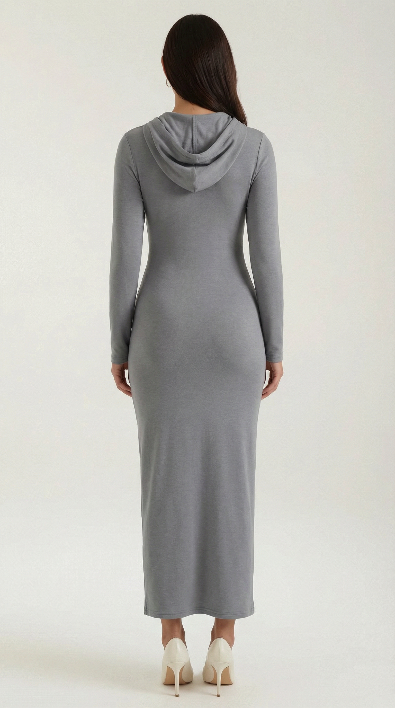 Marilyn Hooded Bodycon Maxi Dress
