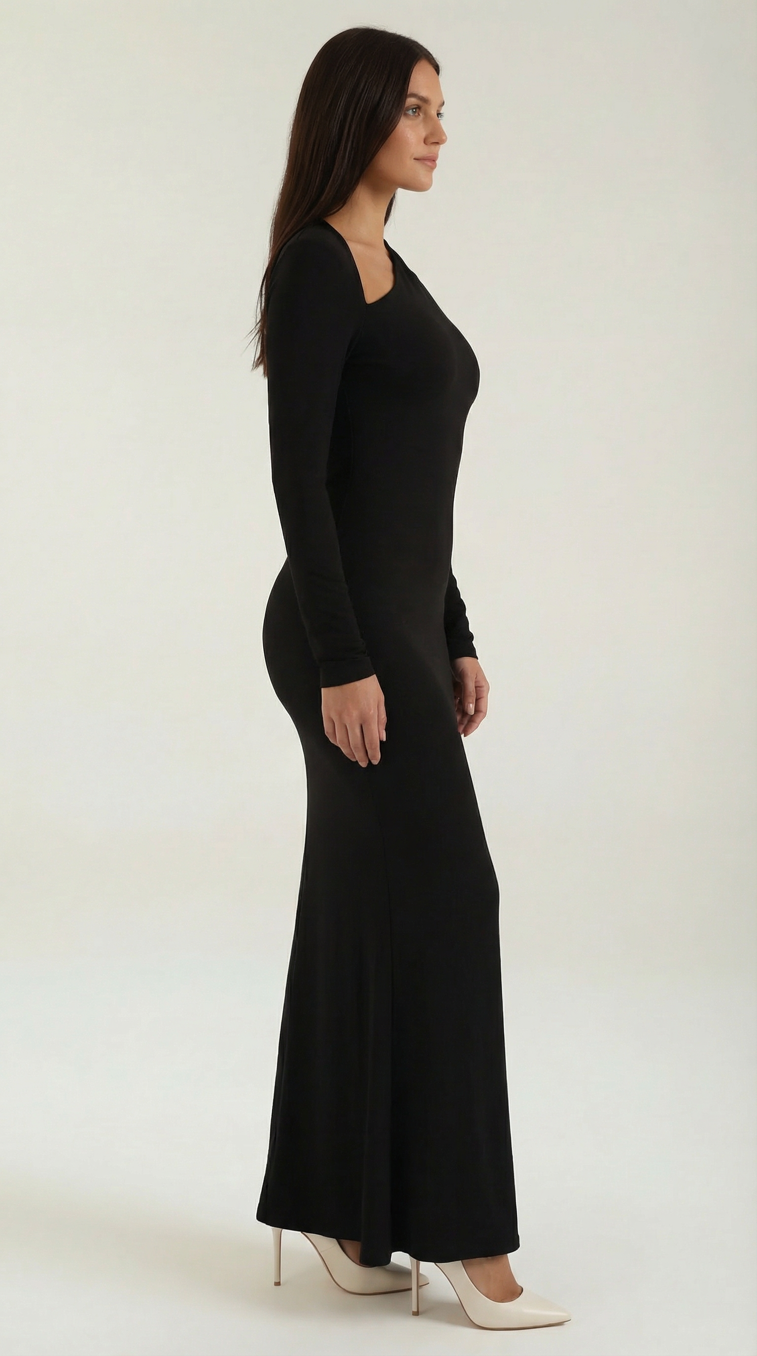 Roberta Long Sleeve Bodycon Maxi Dress