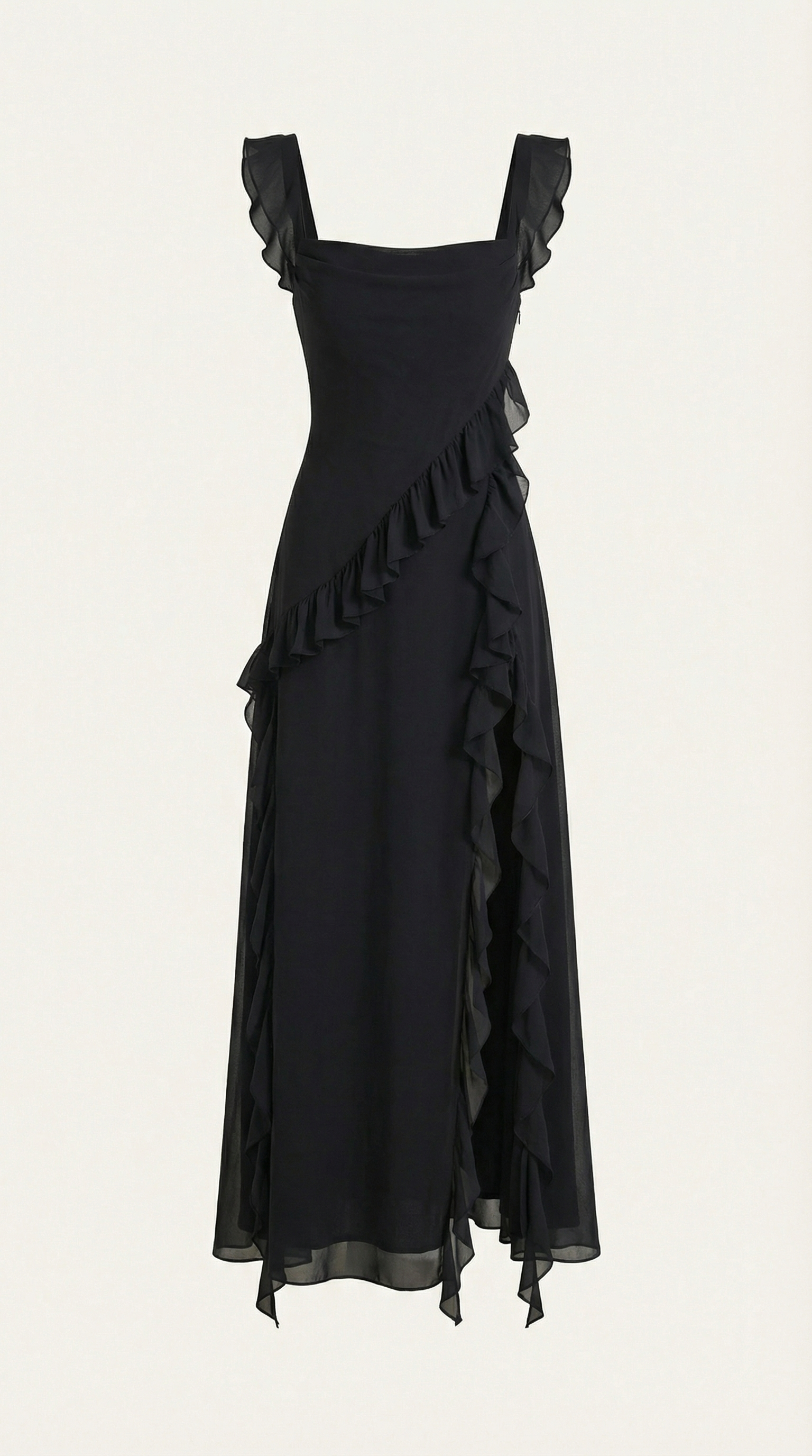 Susan Ruffled Maxi Dress
