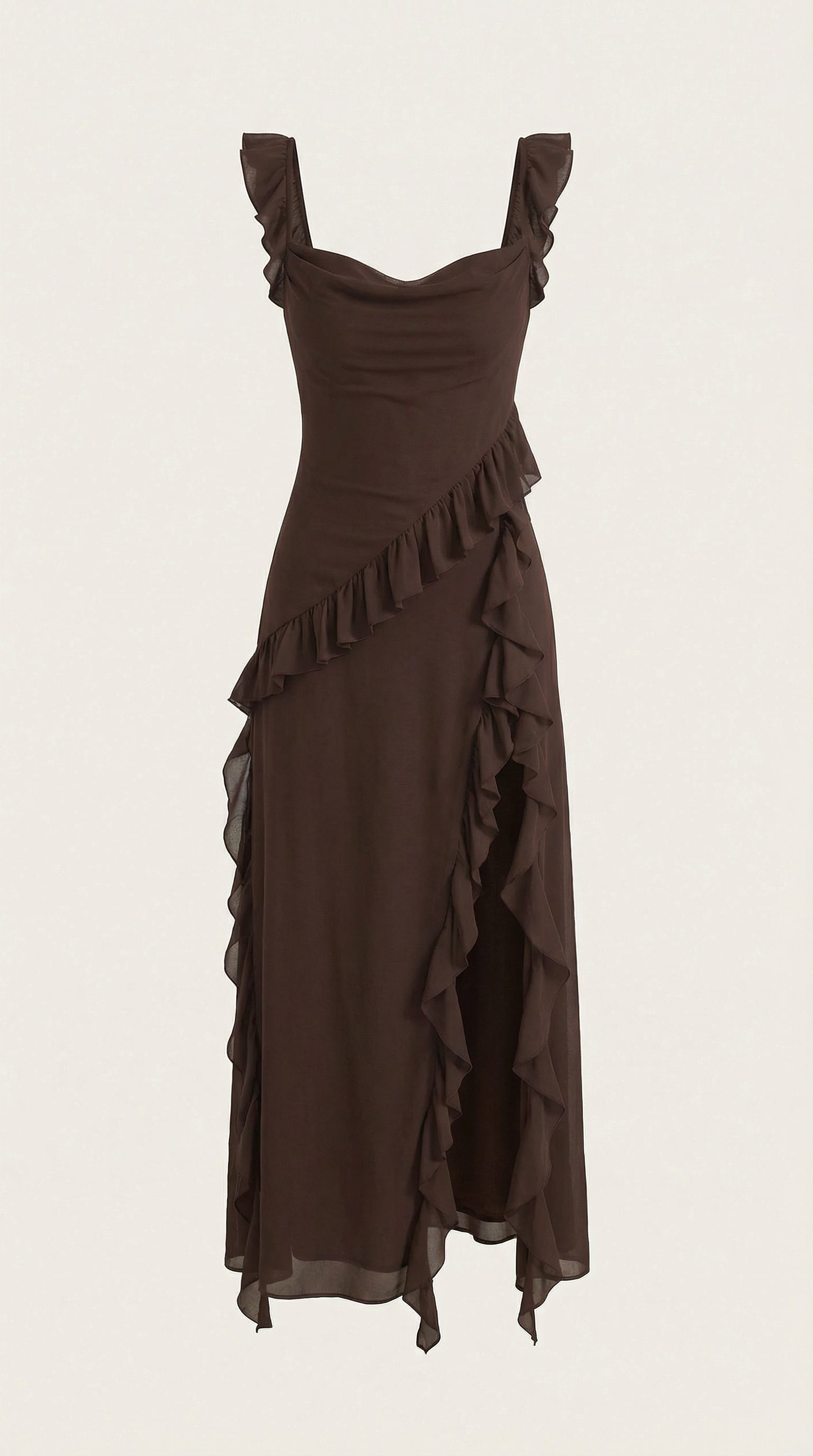 Susan Ruffled Maxi Dress