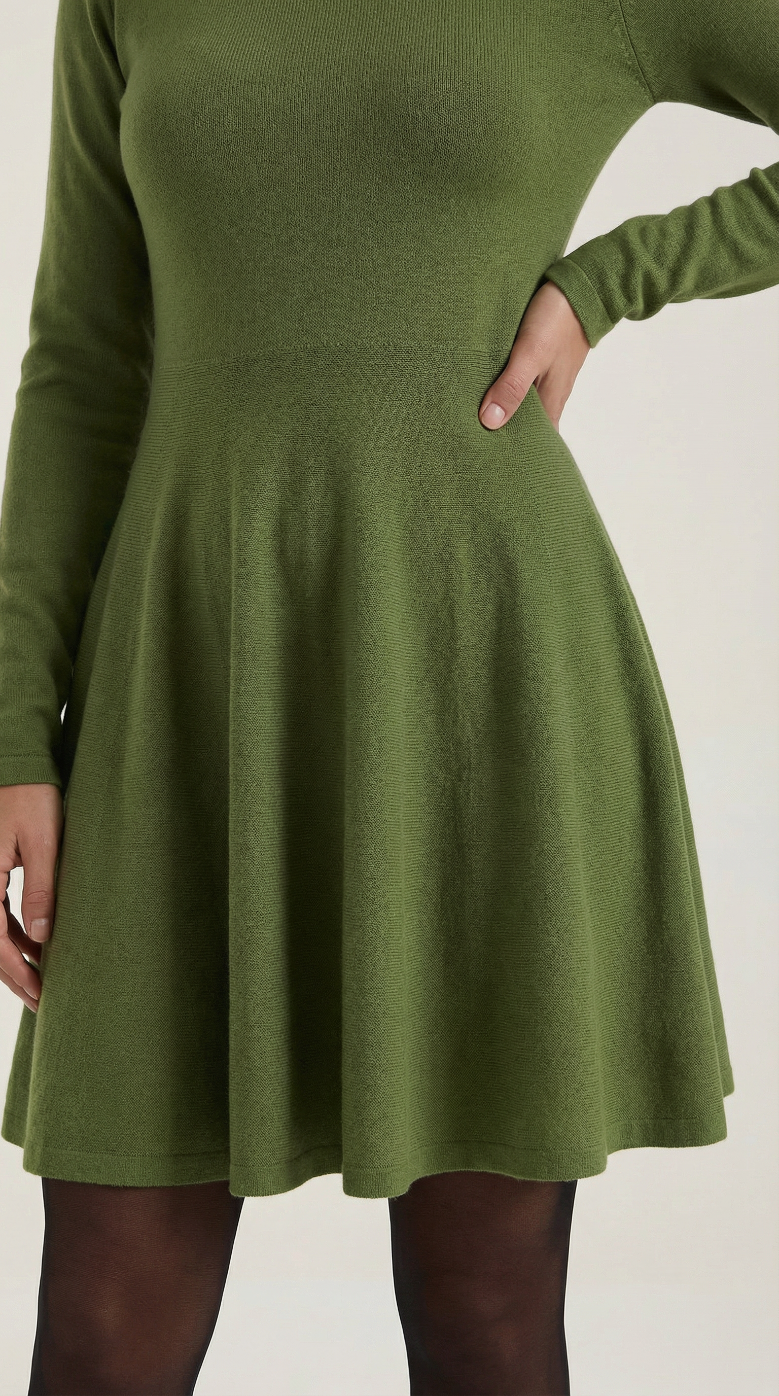 Tiffany Long Sleeve Flare Mini Dress