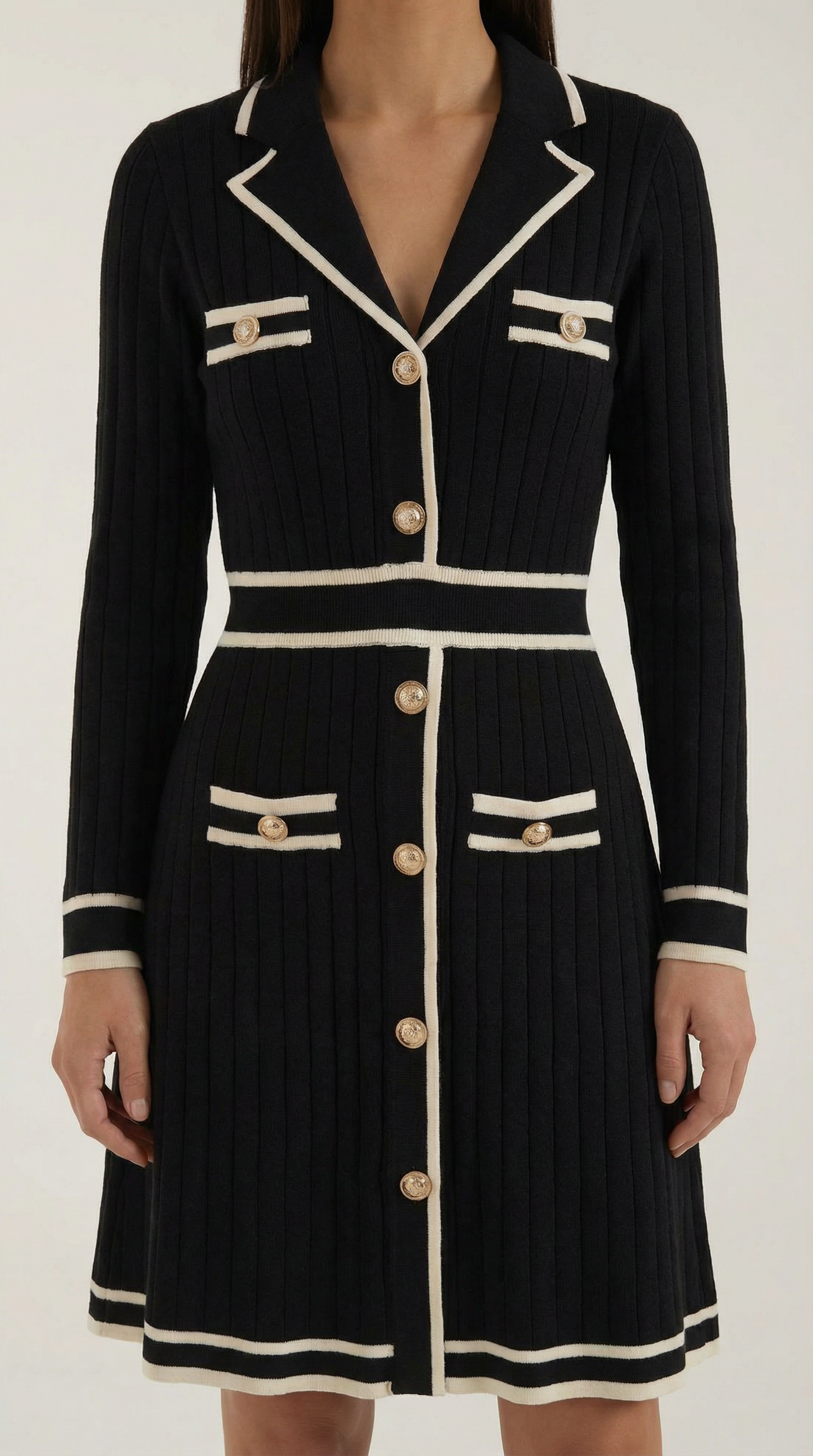 Tracy Contrast Trim Mini Dress