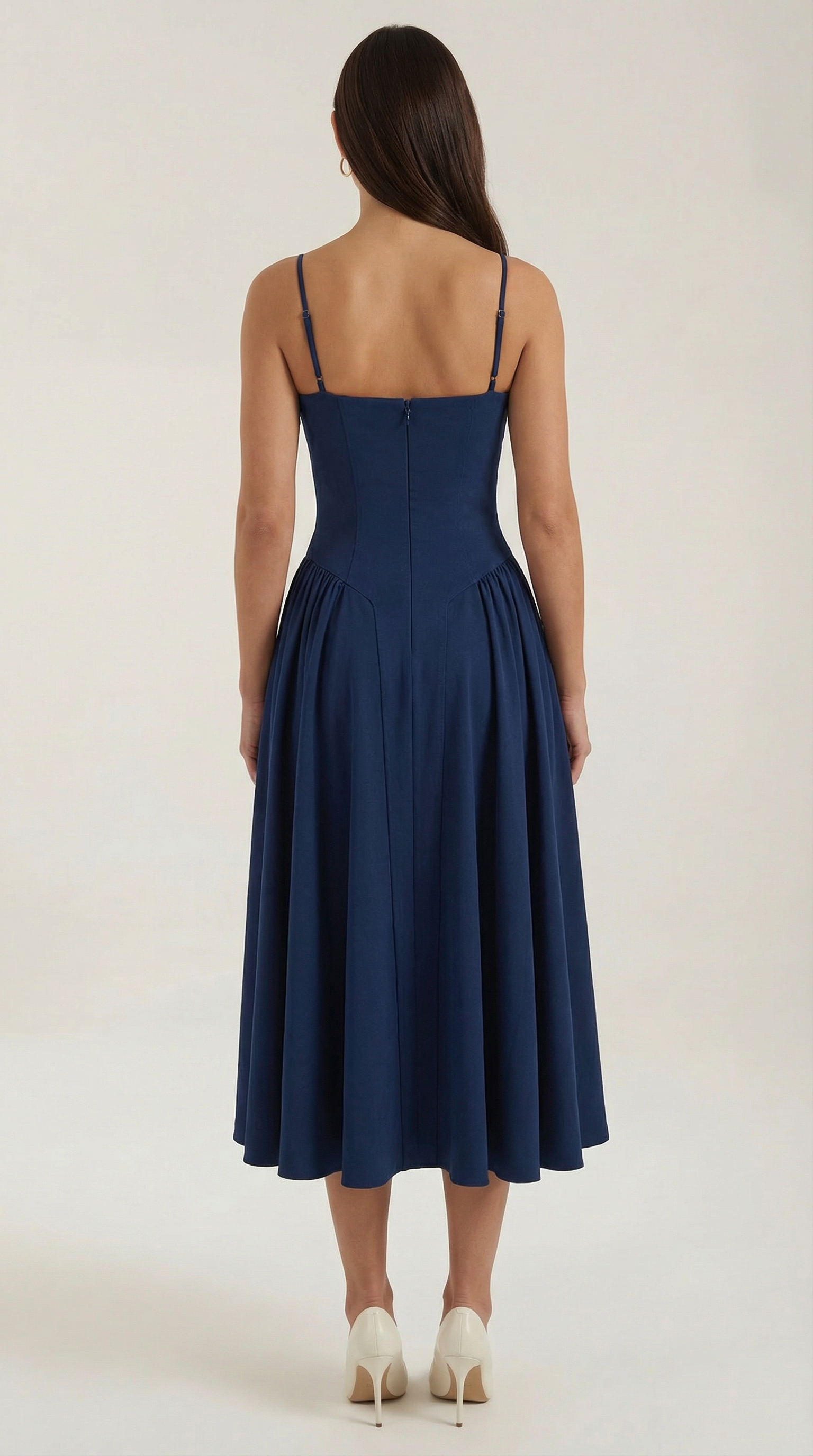 Odette Corset Midi Dress