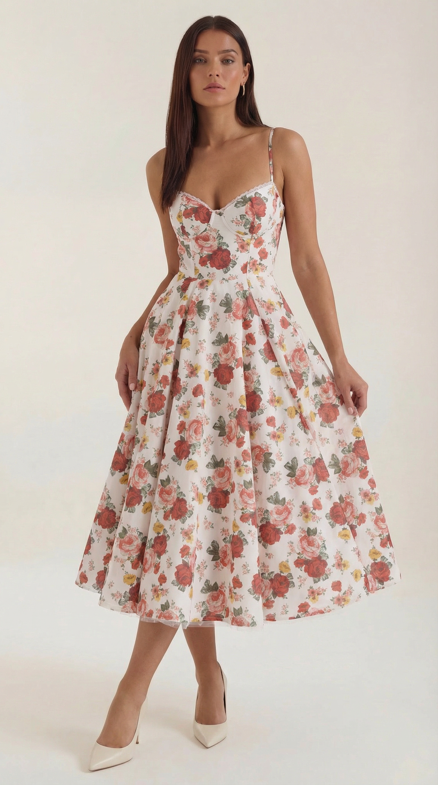 Isolde Tulle Midi Dress