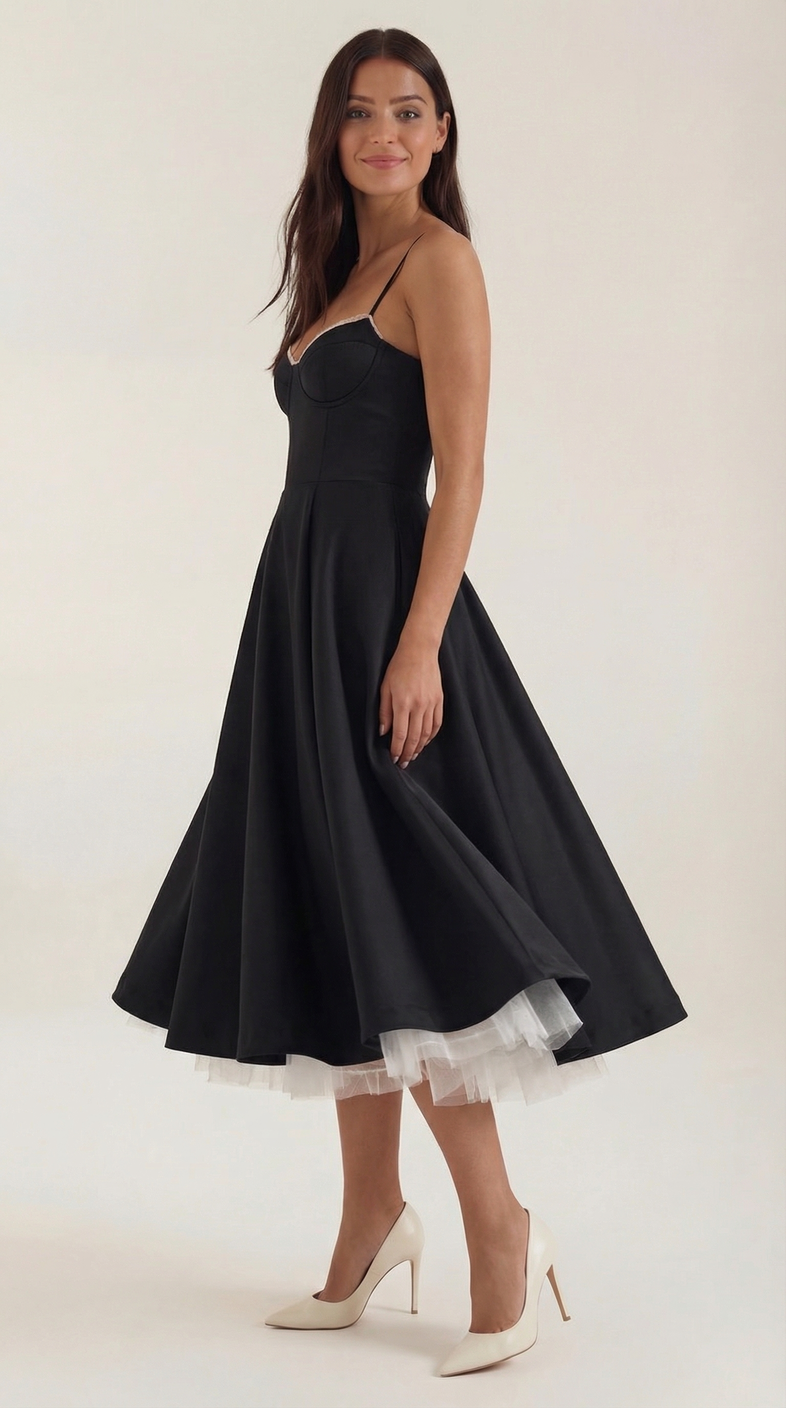 Isolde Tulle Midi Dress