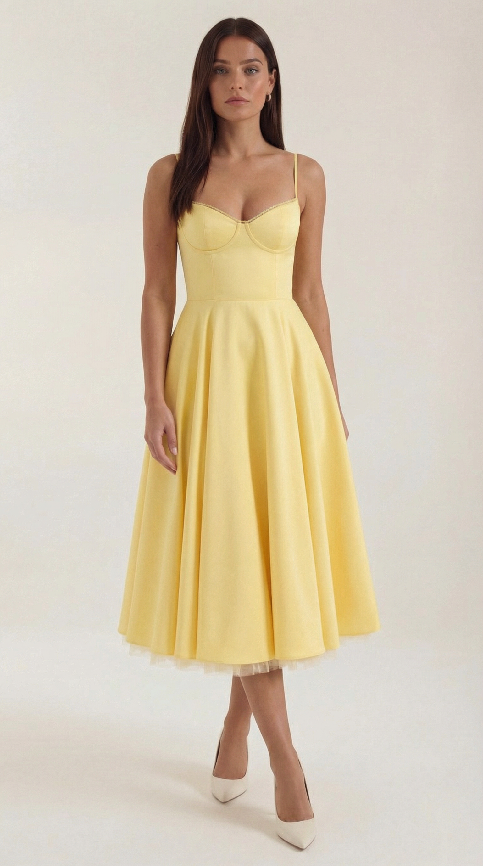 Isolde Tulle Midi Dress