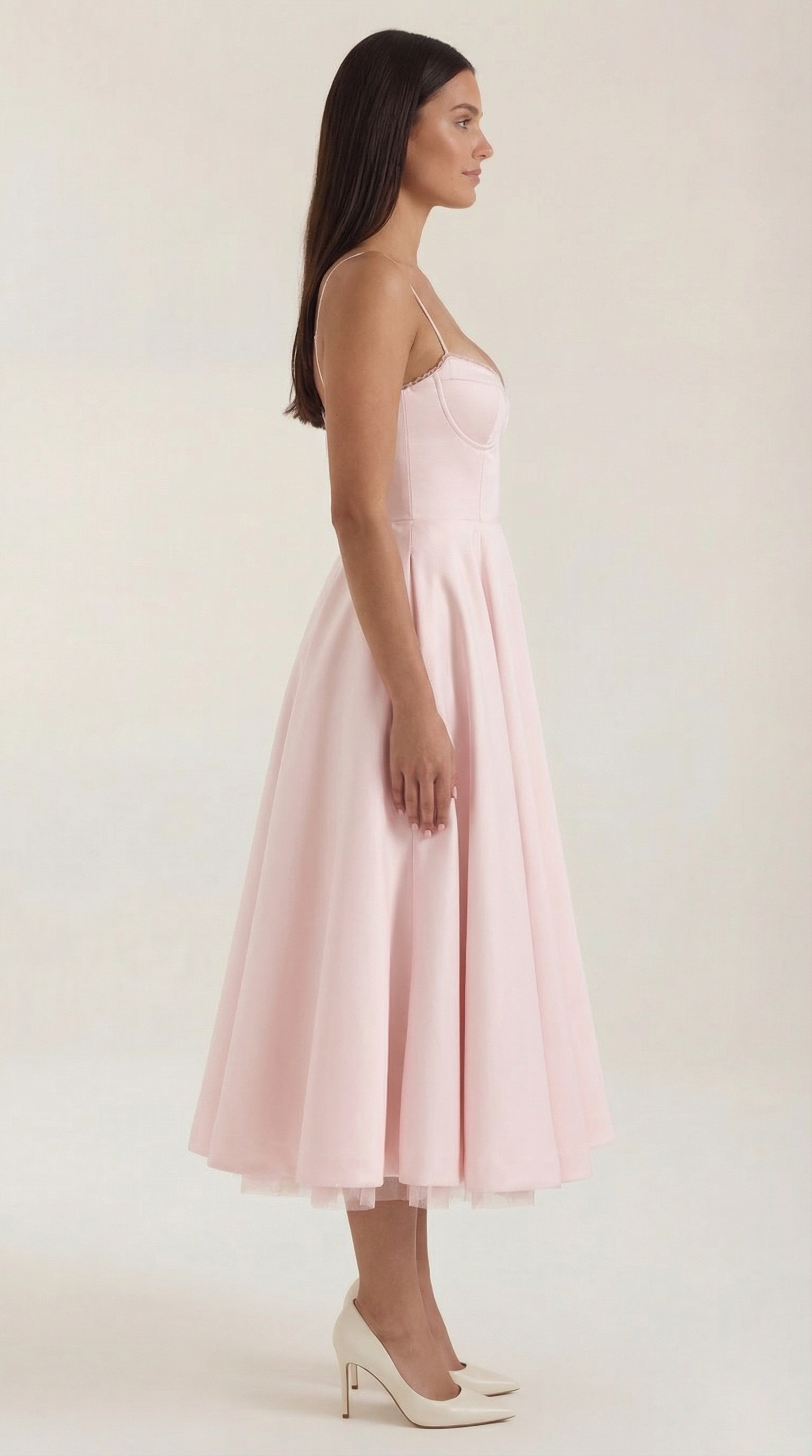 Isolde Tulle Midi Dress