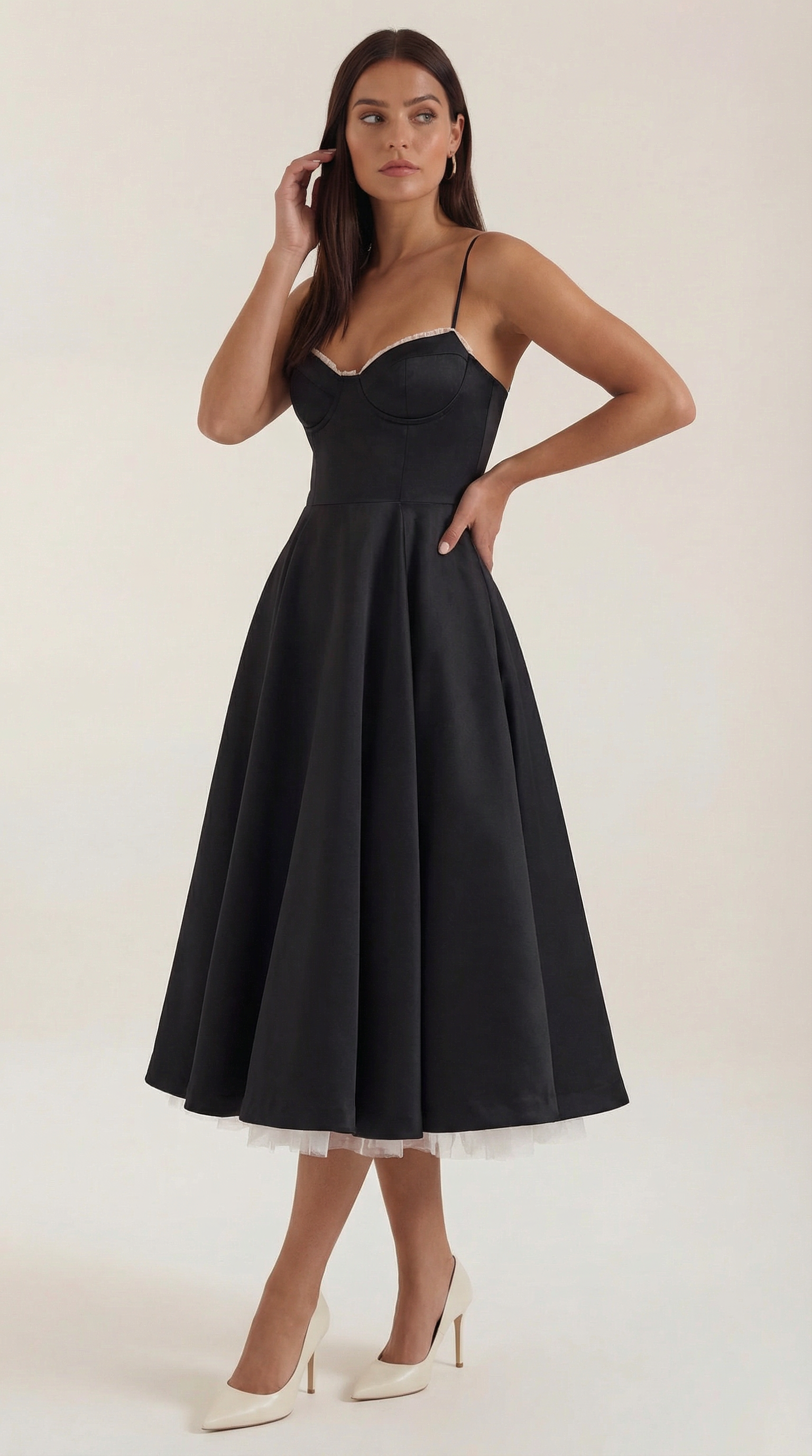 Isolde Tulle Midi Dress