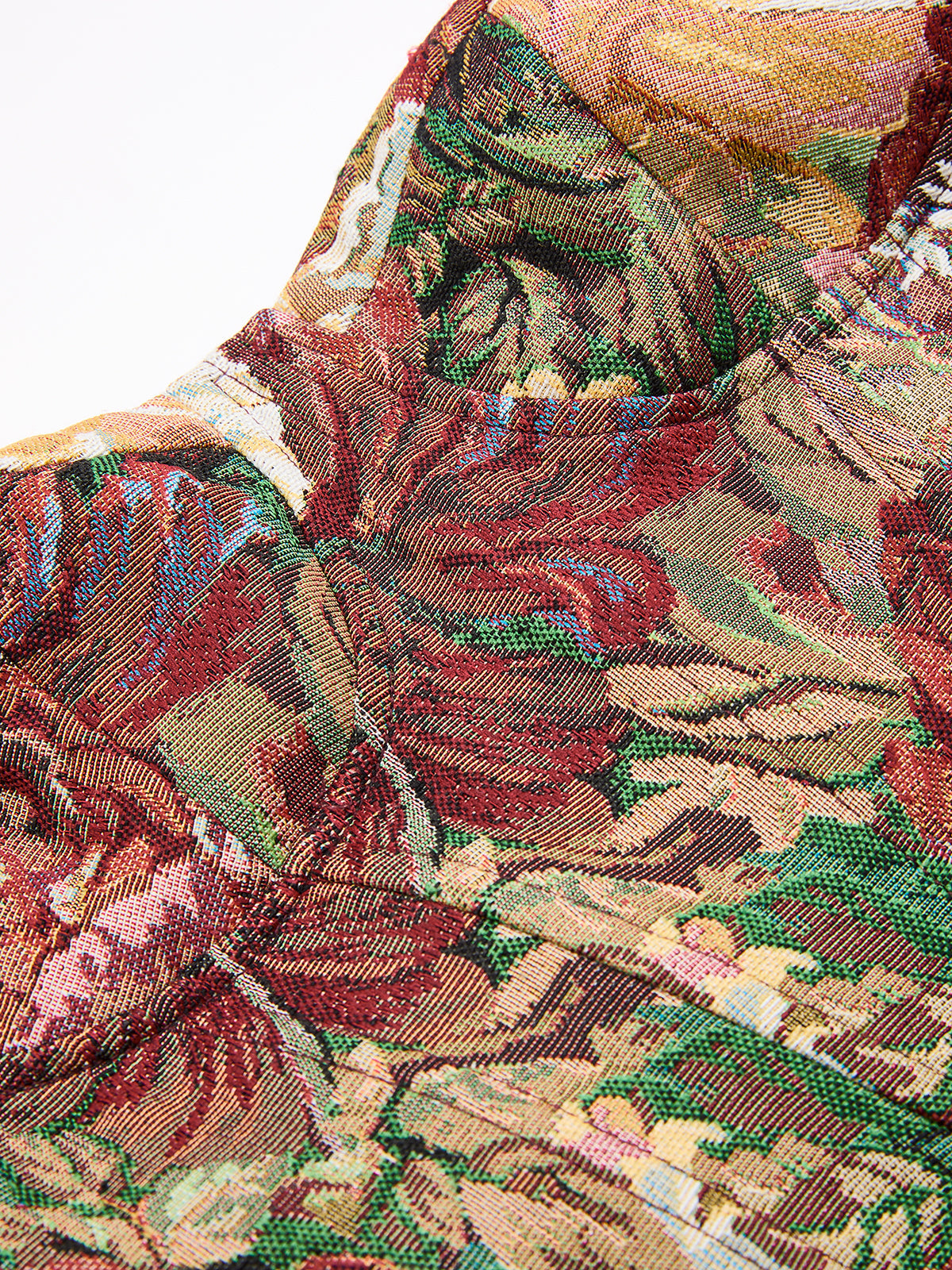 Satin Skirt Panel Floral Corset Maxi Dress