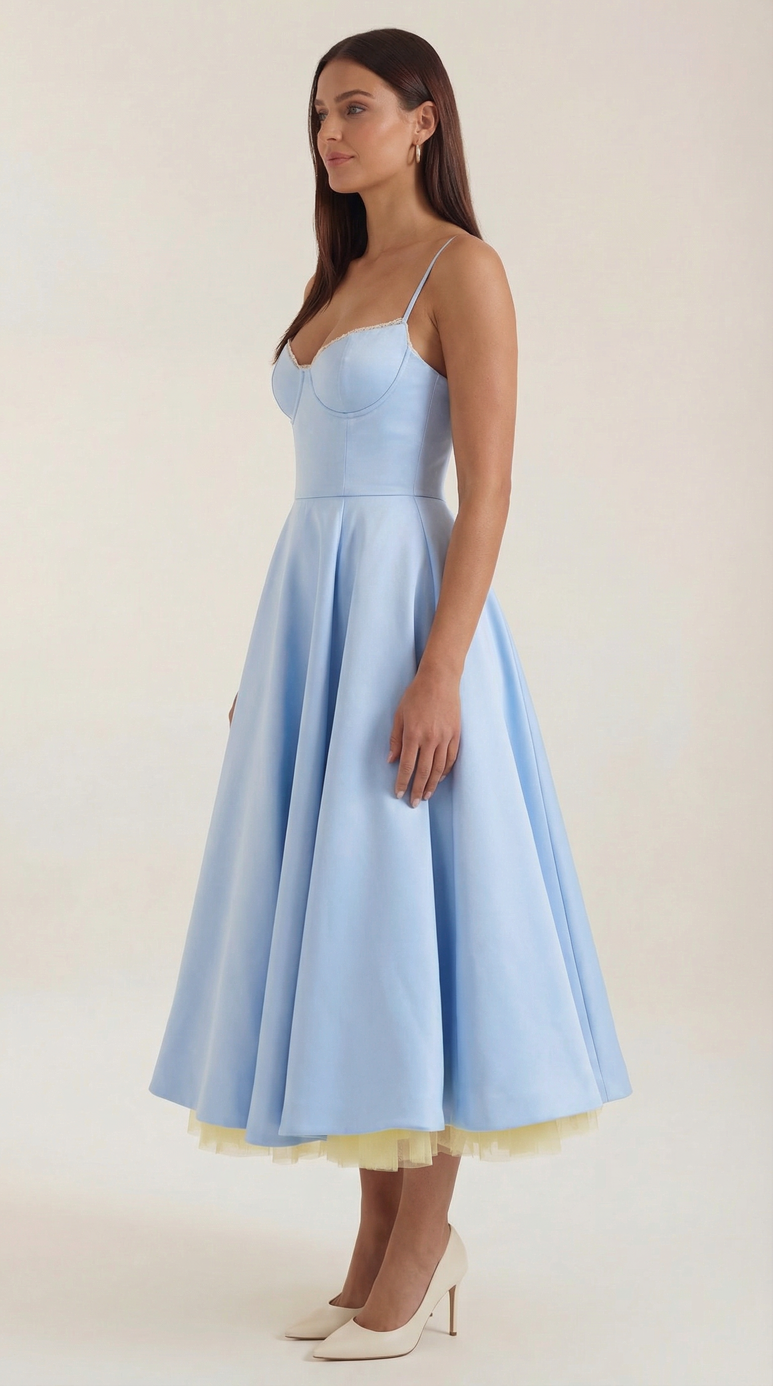 Isolde Tulle Midi Dress