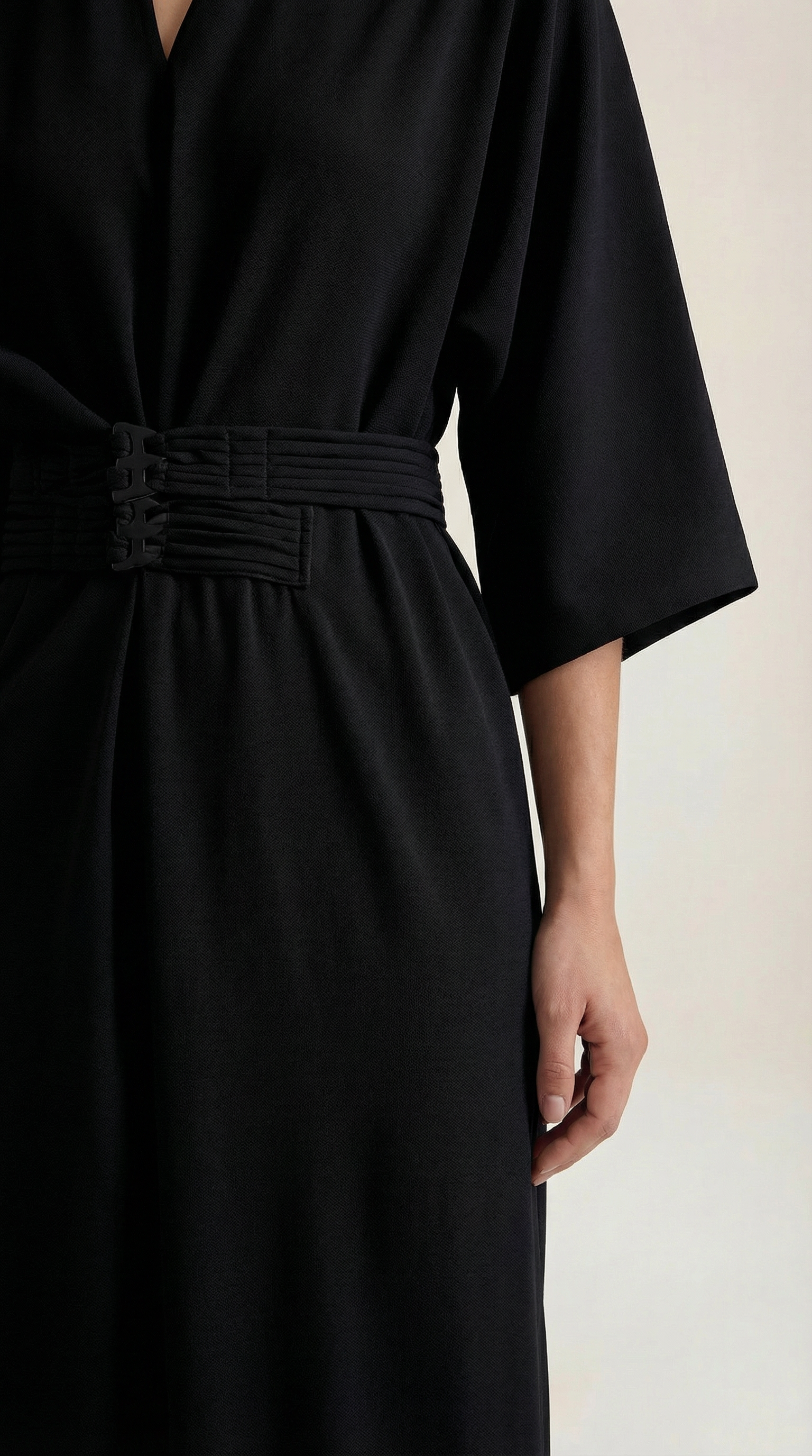 Ana Belted Waist Maxi Dress