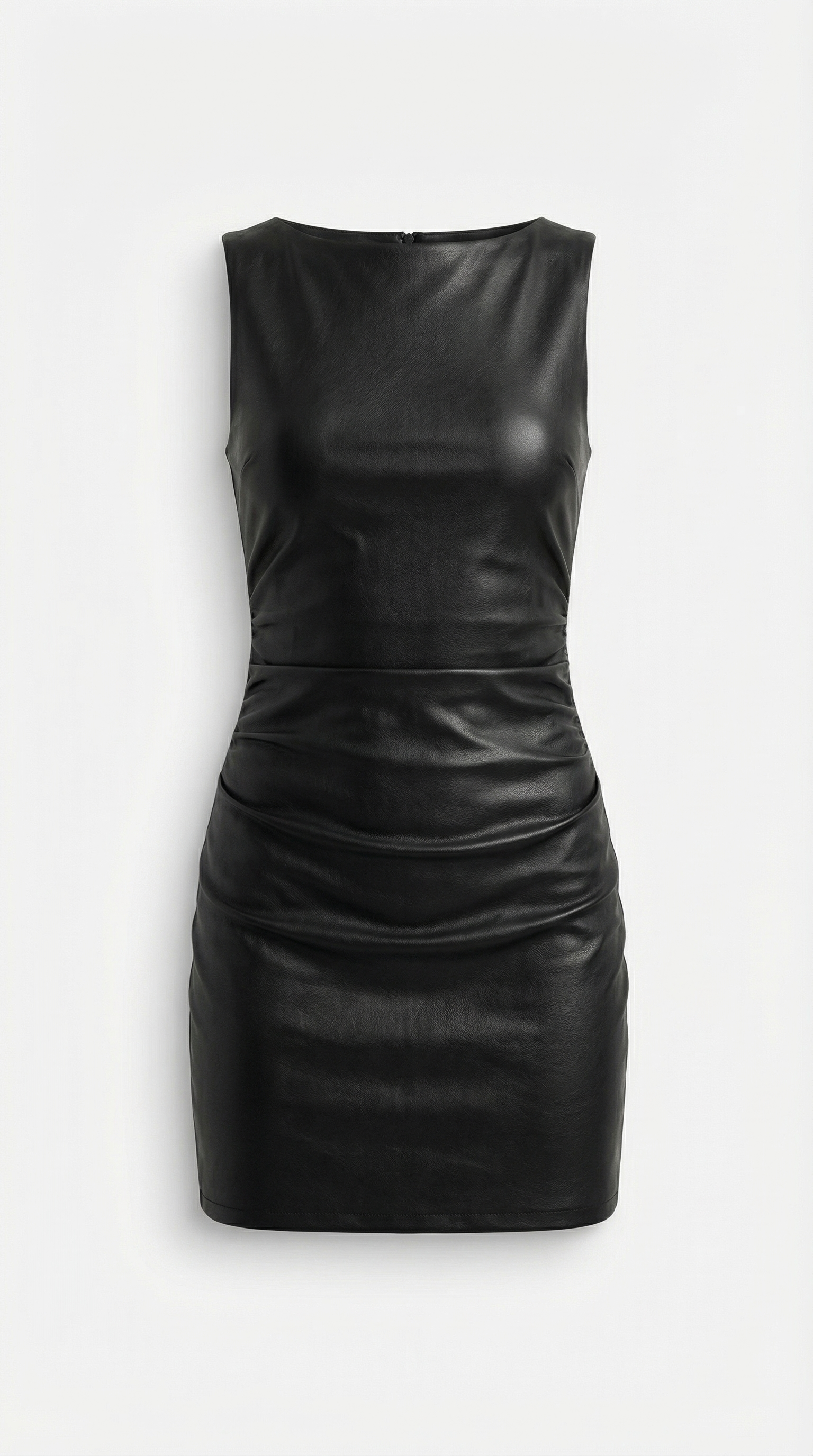 Bernice Faux Leather Mini Dress