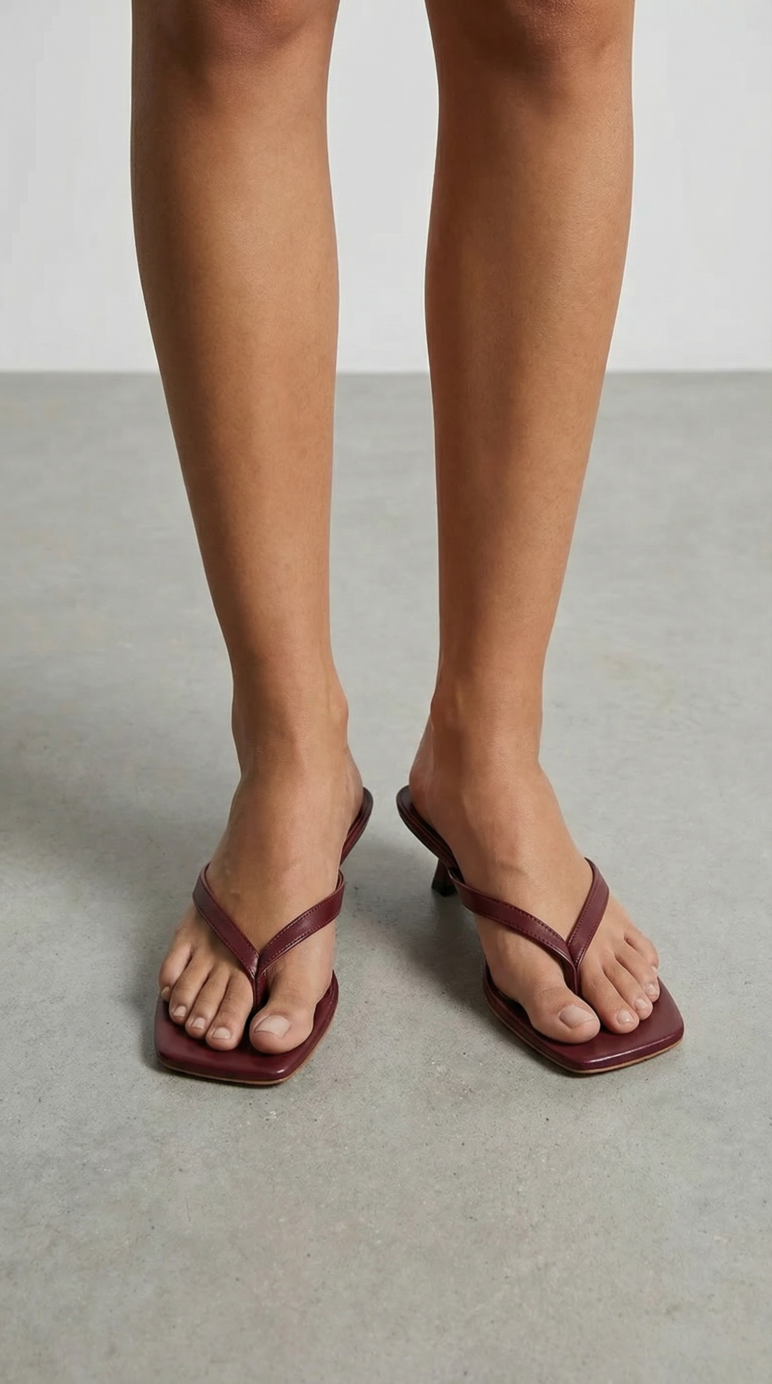 Jessica Thong Kitten Heeled Sandals