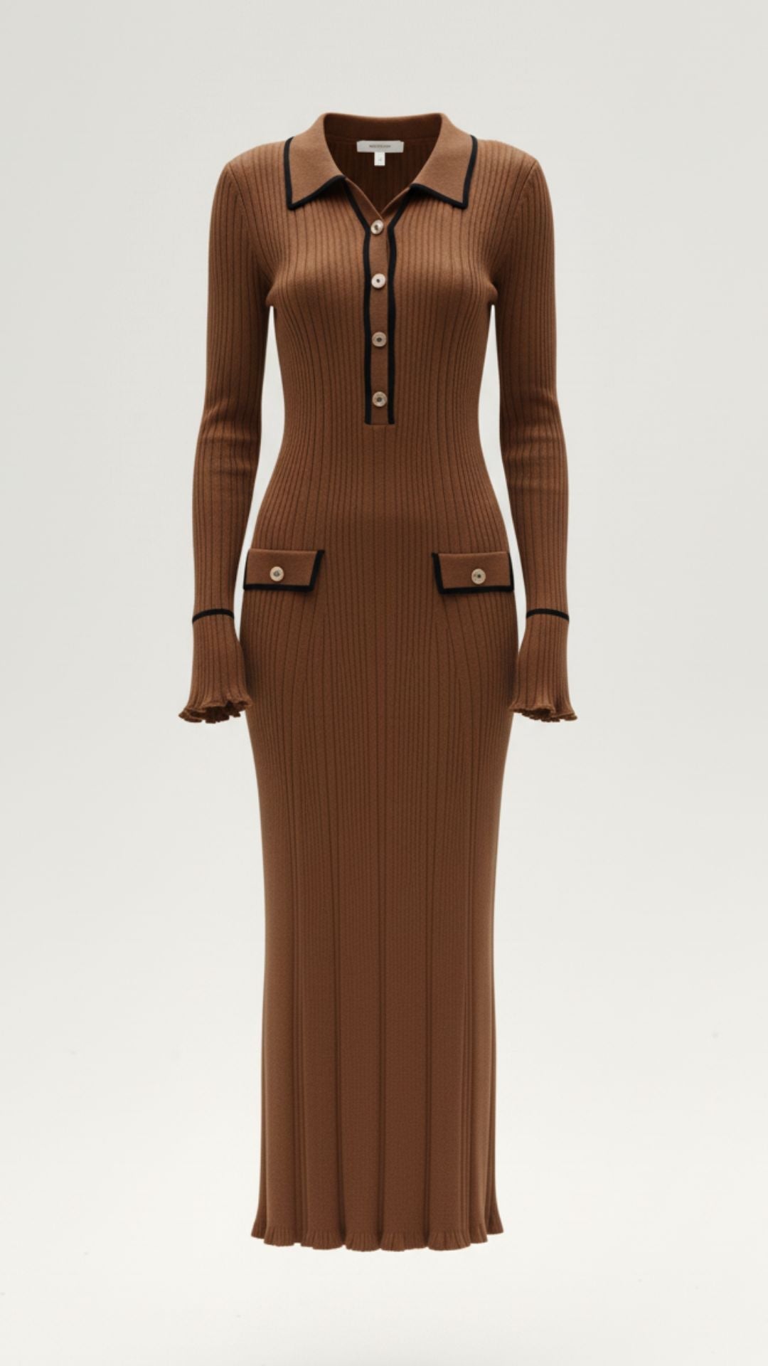 Josephine Knitted Bodycon Maxi Dress