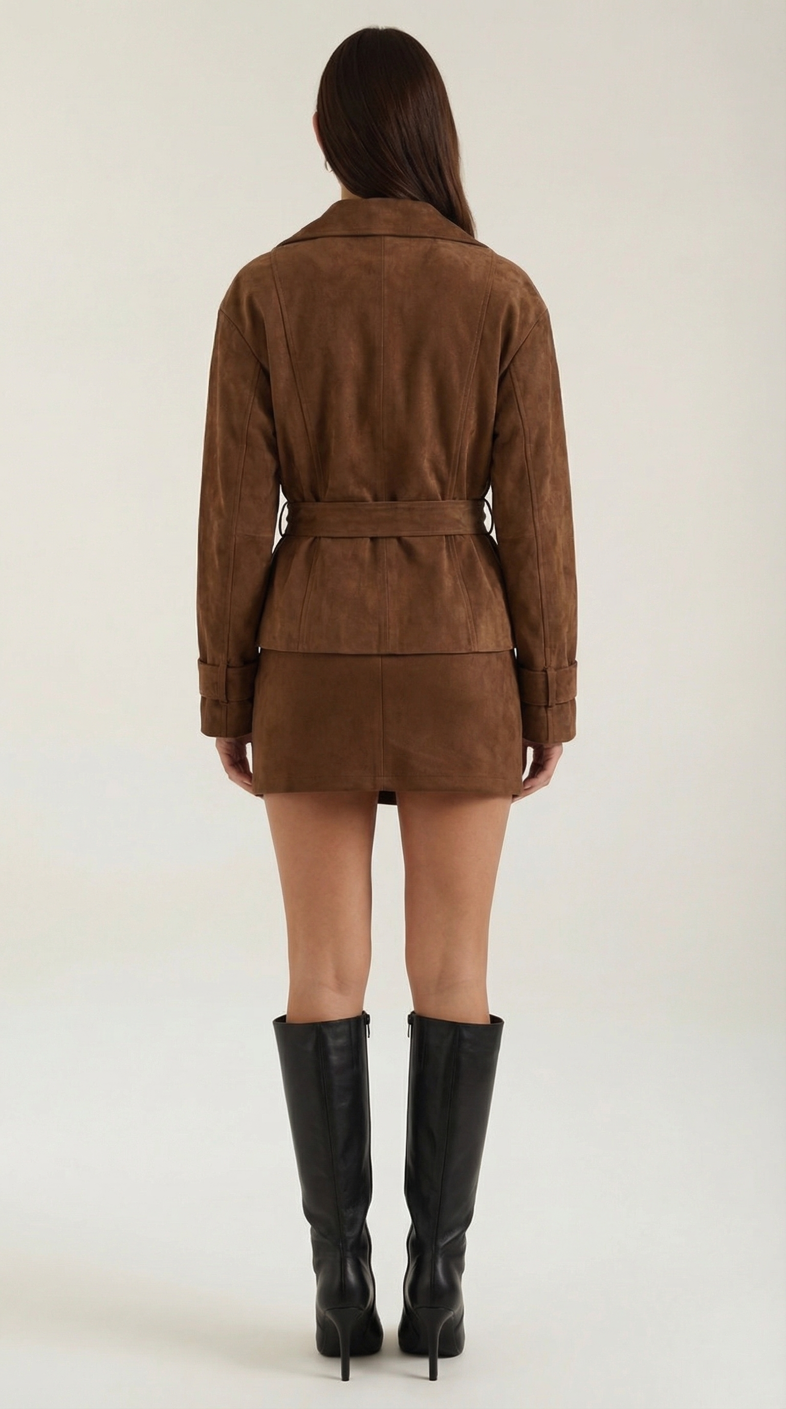 Lily Belted Mini Skirt