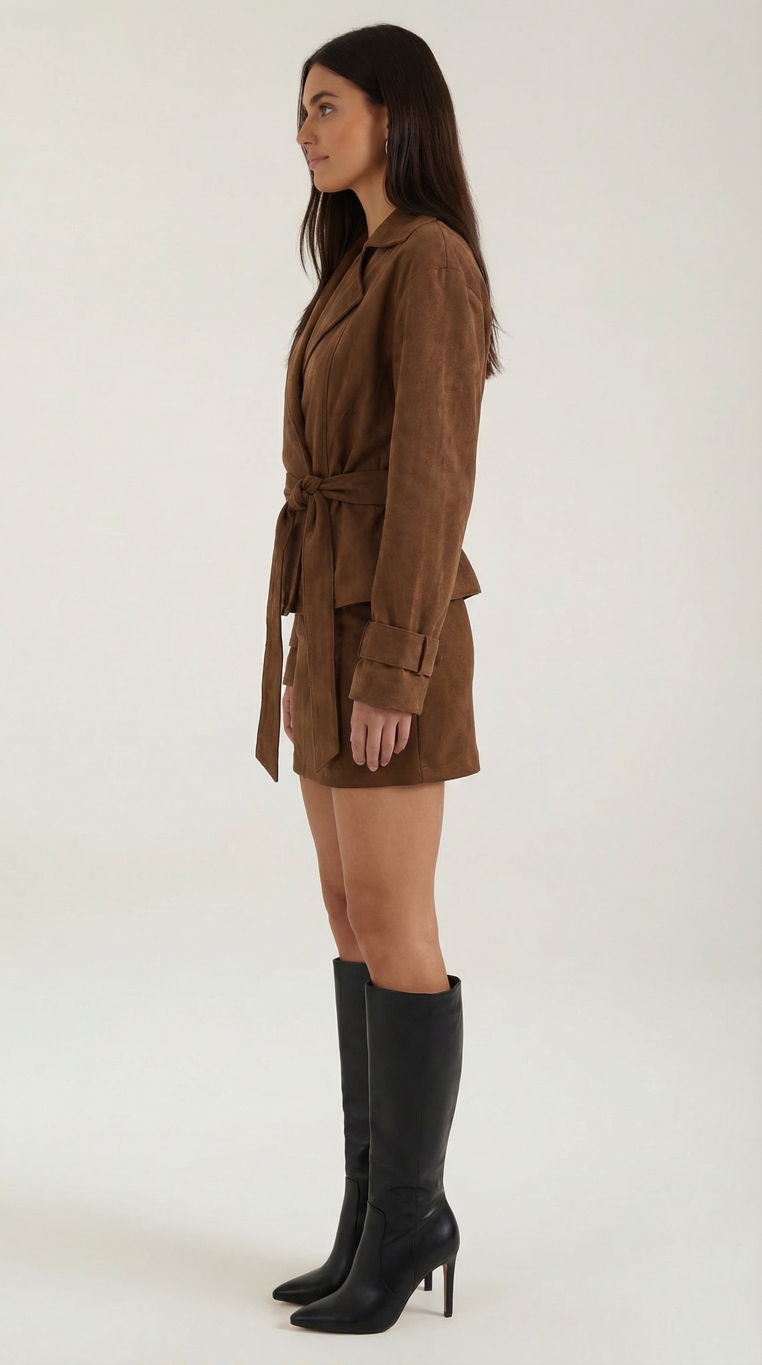 Lily Belted Mini Skirt