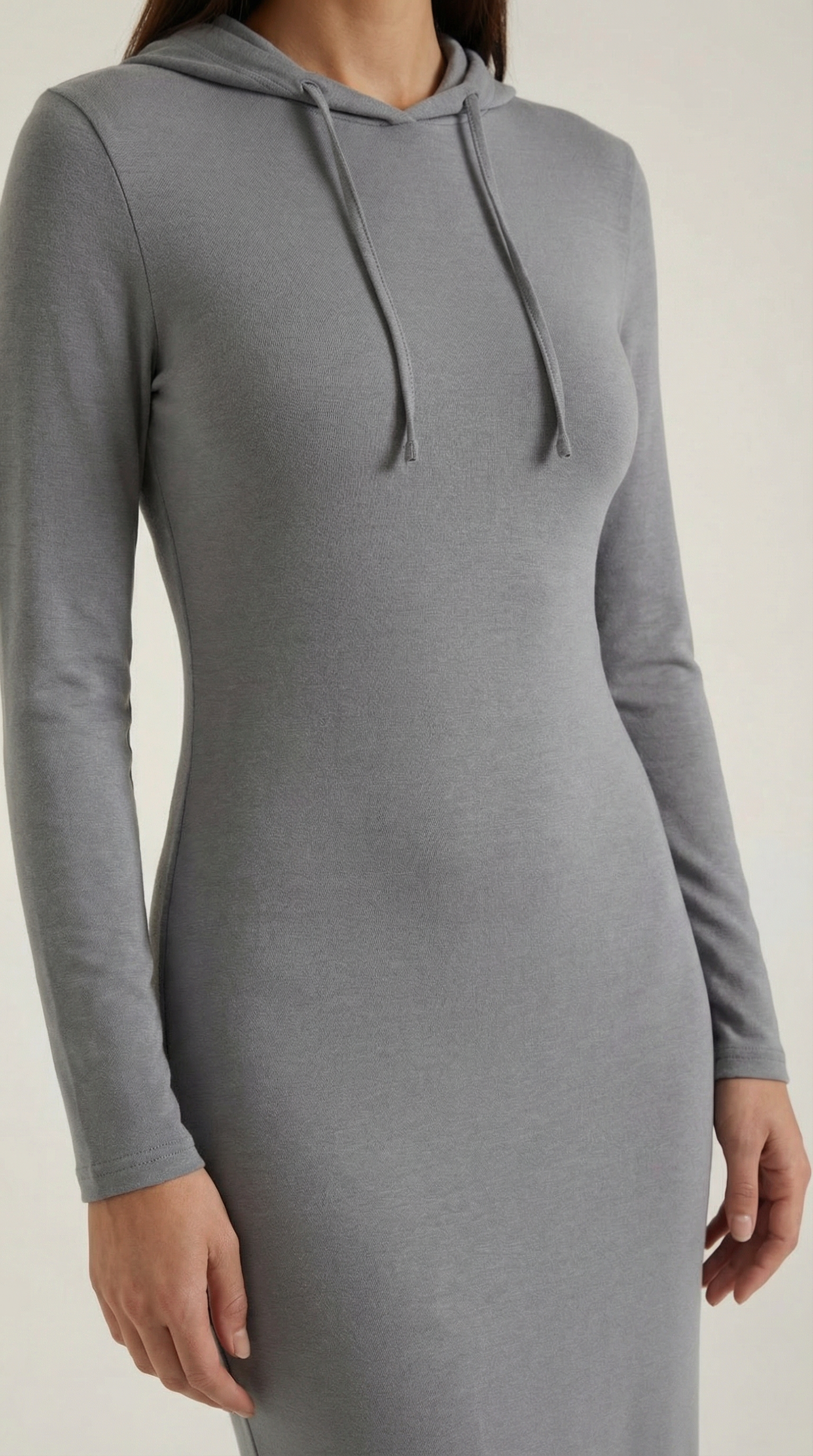 Marilyn Hooded Bodycon Maxi Dress