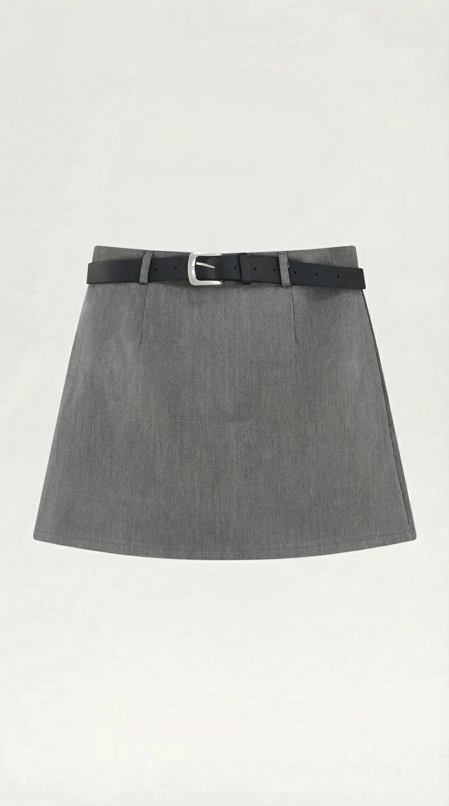 Michele Belted High Waist Mini Skirt