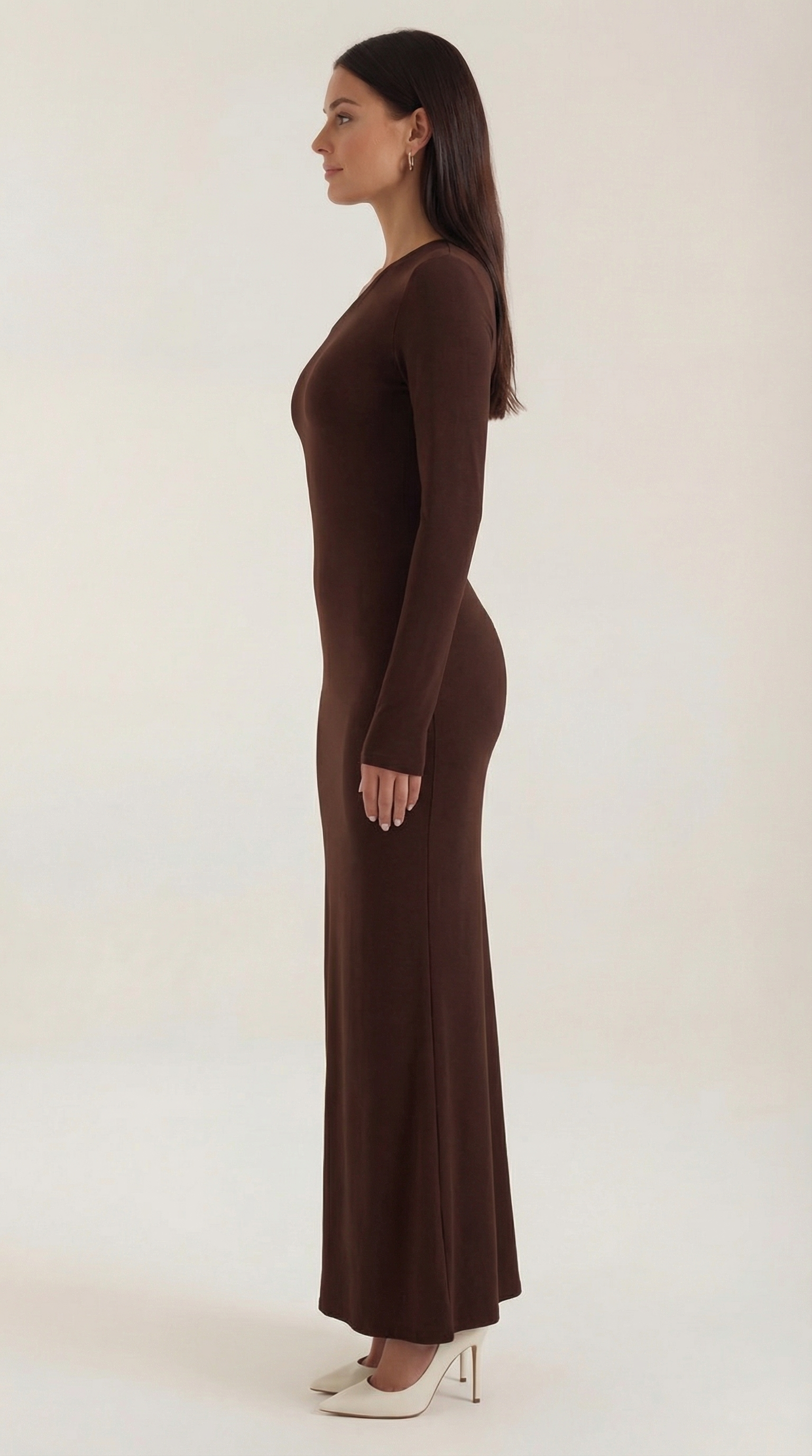 Roberta Long Sleeve Bodycon Maxi Dress