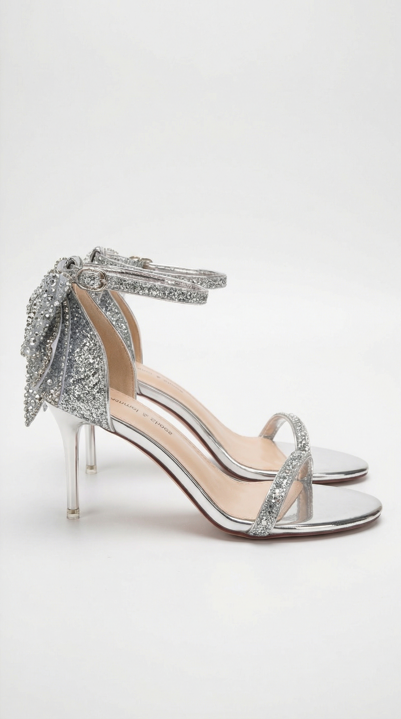 Sarah Diamant Bow Heeled Sandals