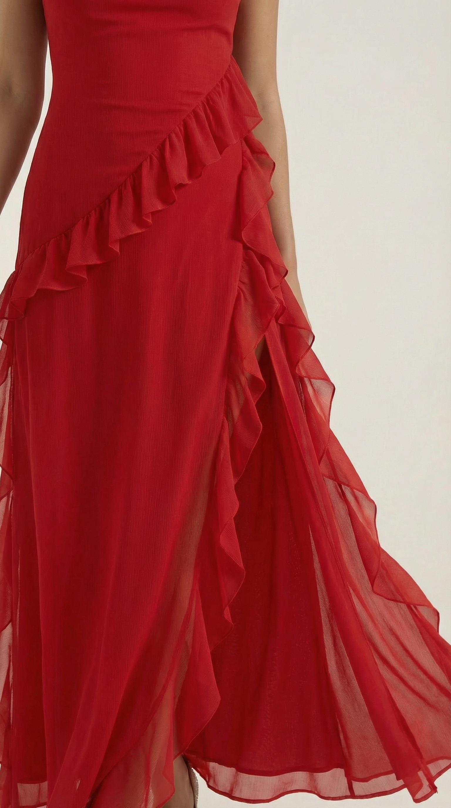 Susan Ruffled Maxi Dress